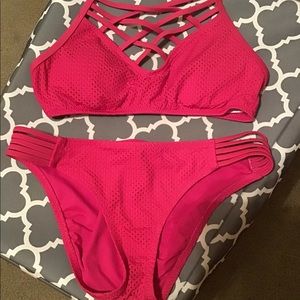 Strappy 2 piece swimsuit